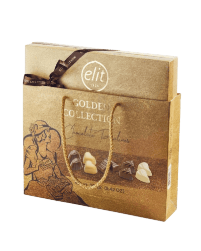 Elit Çikolata Golden Collection Spesiyal Çikolata Altın Kutu 267 gr