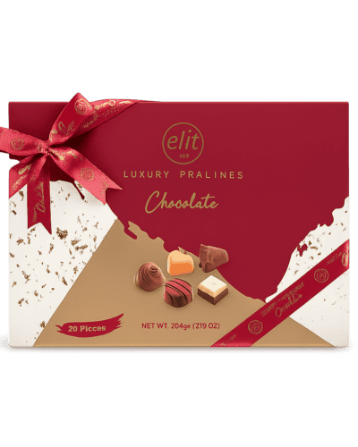 Luxury Pralines Spesiyal Kutu Kırmızı 204g Glutensiz 20 Adet